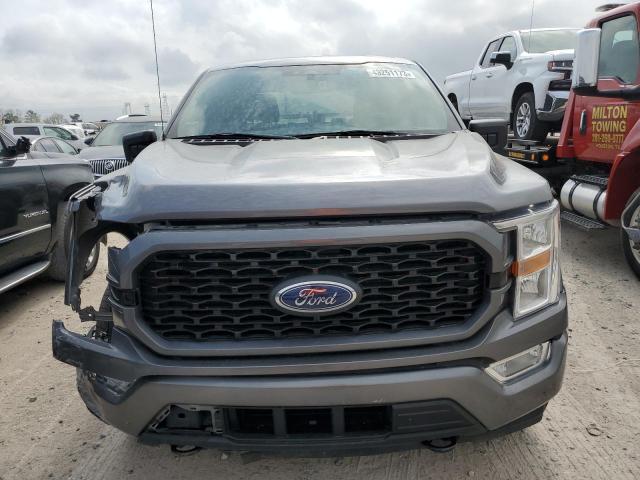 1FTEW1EP2MFA69002 - 2021 FORD F150 SUPER GRAY photo 5