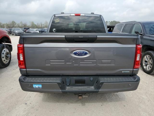 1FTEW1EP2MFA69002 - 2021 FORD F150 SUPER GRAY photo 6