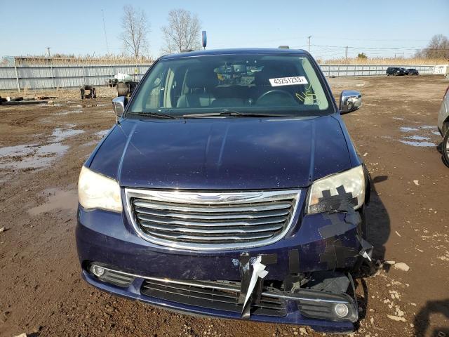 2C4RC1CG9ER455715 - 2014 CHRYSLER TOWN & COU TOURING L BLUE photo 5