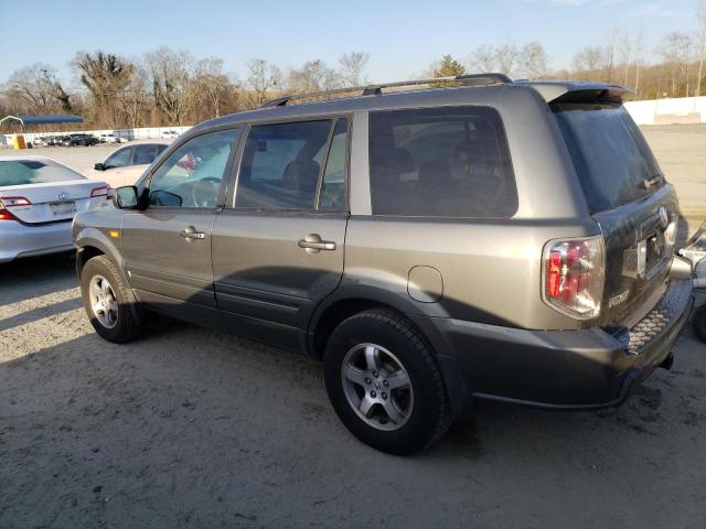 5FNYF28577B039399 - 2007 HONDA PILOT EXL GRAY photo 2