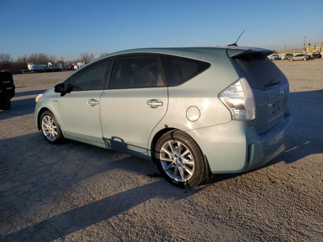 JTDZN3EU2EJ005871 - 2014 TOYOTA PRIUS V GREEN photo 2