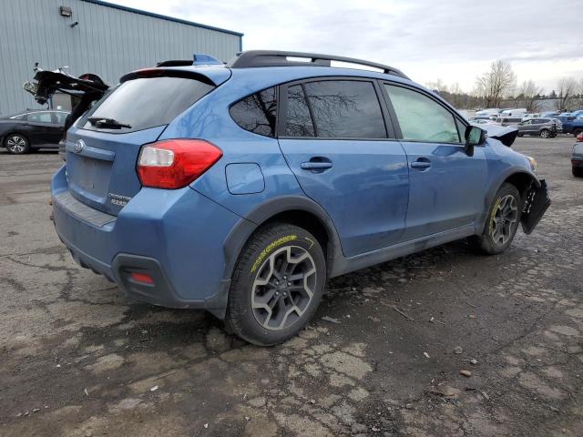 JF2GPAKC3H8213157 - 2017 SUBARU CROSSTREK LIMITED BLUE photo 3