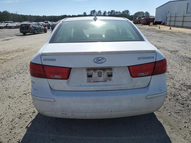 5NPEU46C09H506205 - 2009 HYUNDAI SONATA SE WHITE photo 6