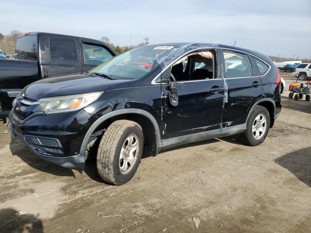 2HKRM4H32FH635220 - 2015 HONDA CR-V LX BLACK photo 1