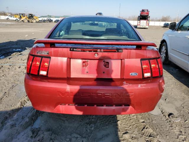 1FAFP40494F118315 - 2004 FORD MUSTANG RED photo 6
