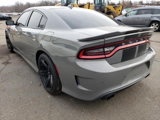 2C3CDXL98JH229984 - 2018 DODGE CHARGER SRT HELLCAT GRAY photo 3