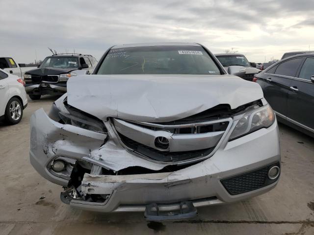 5J8TB3H50FL012019 - 2015 ACURA RDX TECHNOLOGY SILVER photo 5