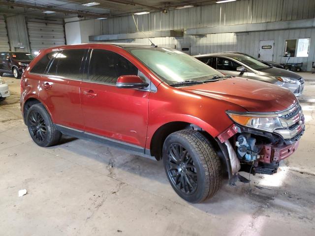 2FMDK3KCXEBA02523 - 2014 FORD EDGE LIMITED RED photo 4