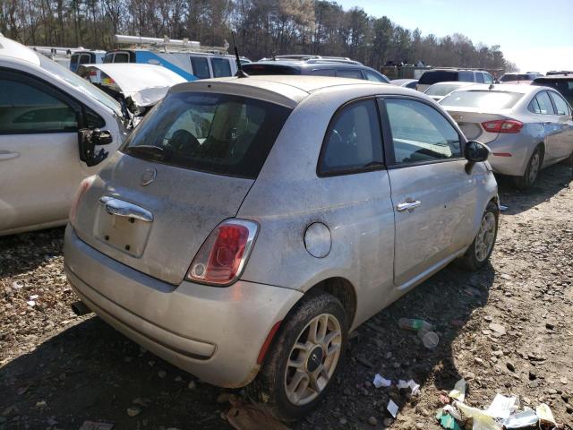 3C3CFFAR1CT277652 - 2012 FIAT 500 POP SILVER photo 3