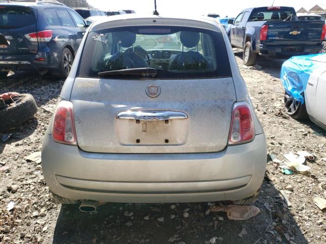 3C3CFFAR1CT277652 - 2012 FIAT 500 POP SILVER photo 6