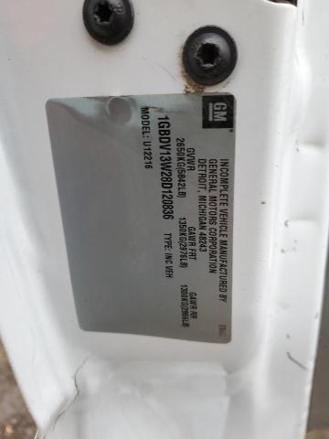 1GBDV13W28D120836 - 2008 CHEVROLET UPLANDER INCOMPLETE WHITE photo 13