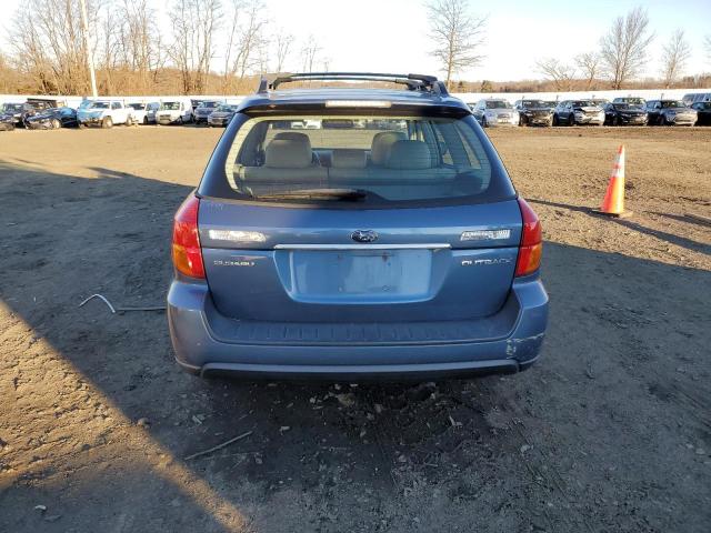 4S4BP62C177311433 - 2007 SUBARU OUTBACK OUTBACK 2.5I LIMITED BLUE photo 6