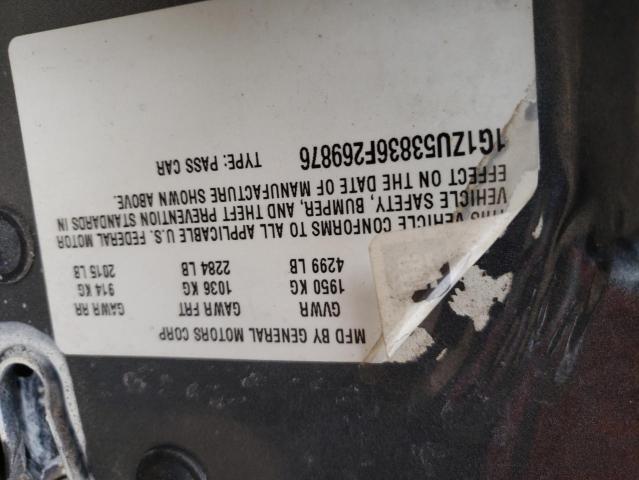 1G1ZU53836F269876 - 2006 CHEVROLET MALIBU LTZ Boz foto 13