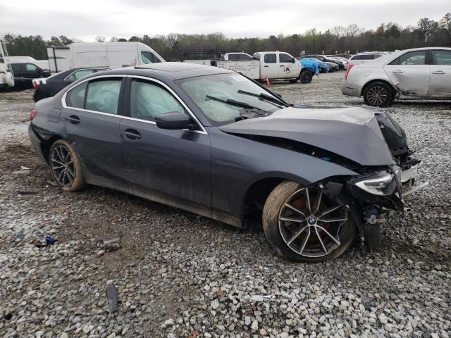 WBA5R7C03LFH46007 - 2020 BMW 330XI Szary zdjęcie 4