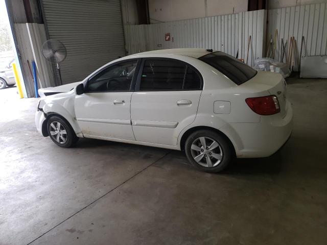 KNADH4A3XA6651481 - 2010 KIA RIO LX WHITE photo 2