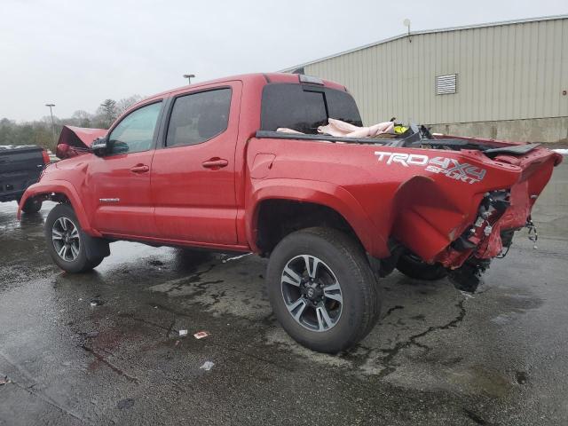 3TMCZ5AN1KM215283 - 2019 TOYOTA TACOMA DOUBLE CAB RED photo 2