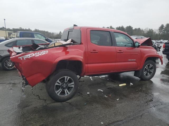 3TMCZ5AN1KM215283 - 2019 TOYOTA TACOMA DOUBLE CAB RED photo 3