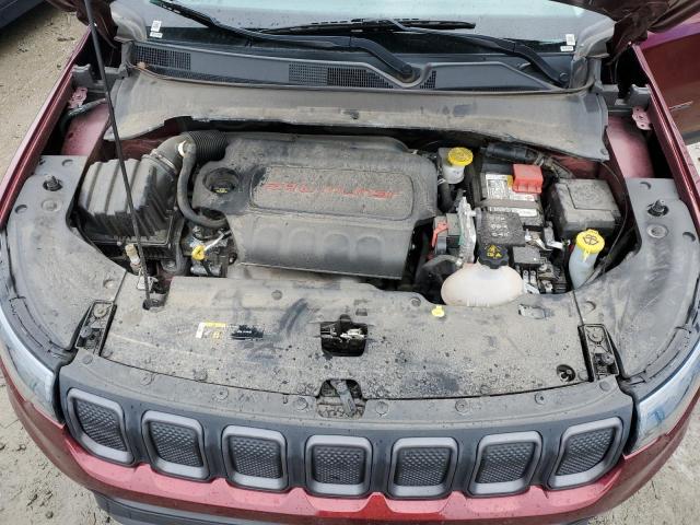 3C4NJDDB0NT151002 - 2022 JEEP COMPASS TRAILHAWK RED photo 12