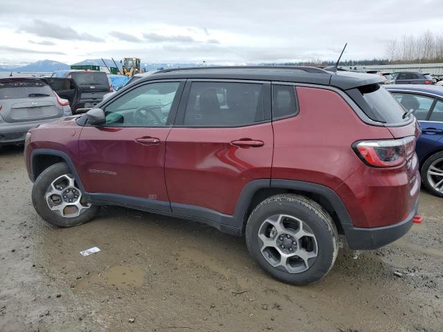 3C4NJDDB0NT151002 - 2022 JEEP COMPASS TRAILHAWK RED photo 2