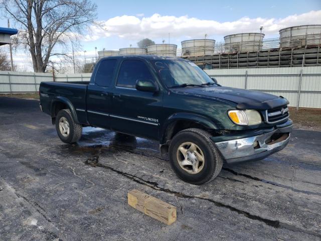 5TBBT48122S265919 - 2002 TOYOTA TUNDRA ACCESS CAB LIMITED GREEN photo 4