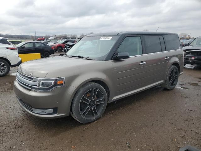 2FMHK6DT3DBD00605 - 2013 FORD FLEX LIMITED BROWN photo 1