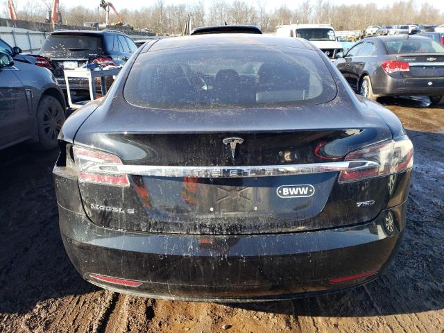 5YJSA1E20GF168044 - 2016 TESLA MODEL S შავი ფოტო 6