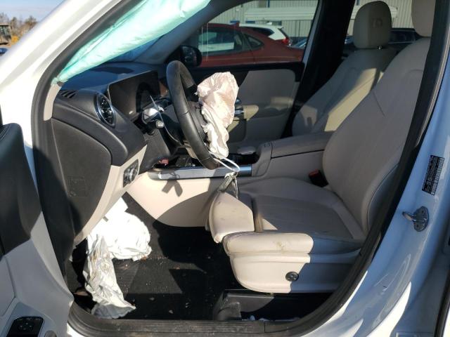 W1N4M4HB5LW049658 - 2020 MERCEDES-BENZ GLB 250 4MATIC WHITE photo 7