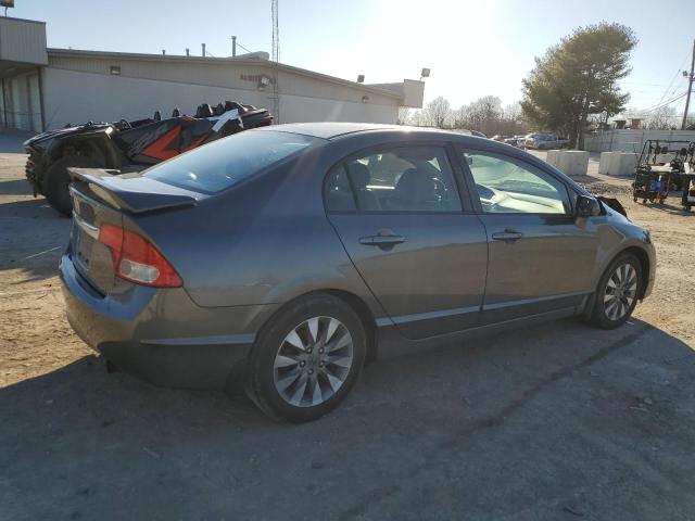 19XFA16909E032325 - 2009 HONDA CIVIC EXL GRAY photo 3