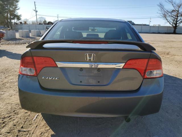 19XFA16909E032325 - 2009 HONDA CIVIC EXL GRAY photo 6