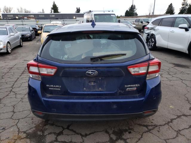 4S3GTAM60J3710431 - 2018 SUBARU IMPREZA SPORT BLUE photo 6