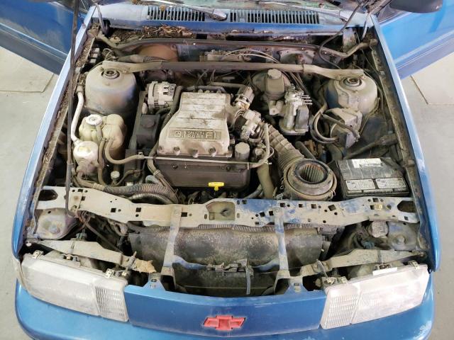 1G1JF14T0P7124115 - 1993 CHEVROLET CAVALIER C Z24 BLUE photo 11