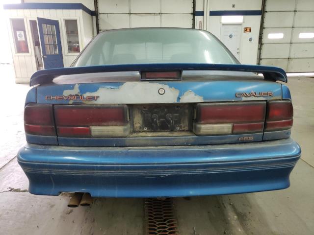 1G1JF14T0P7124115 - 1993 CHEVROLET CAVALIER C Z24 BLUE photo 6