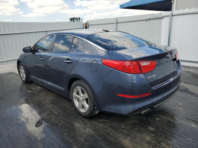 5XXGM4A71FG450754 - 2015 KIA OPTIMA LX BLUE photo 2