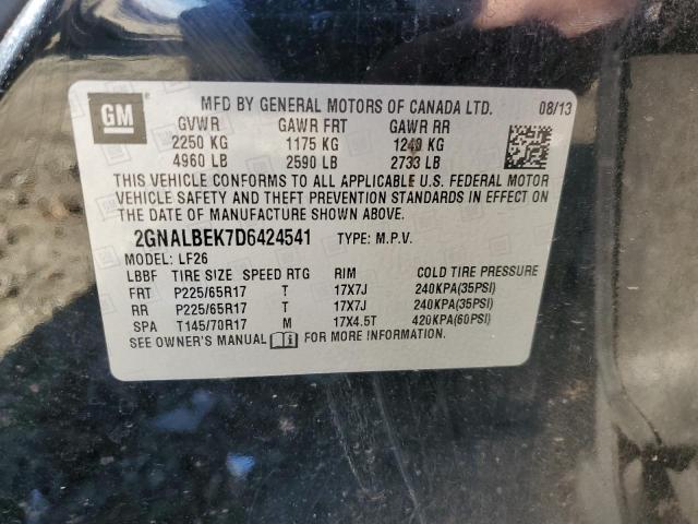 2GNALBEK7D6424541 - 2013 CHEVROLET EQUINOX LS BLACK photo 12