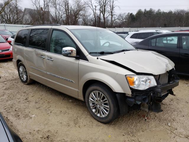 2C4RC1CGXDR652097 - 2013 CHRYSLER TOWN & COU TOURING L TAN photo 4