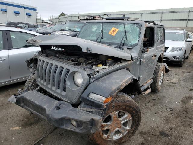 1C4GJXAG2KW685571 - 2019 JEEP WRANGLER SPORT GRAY photo 1