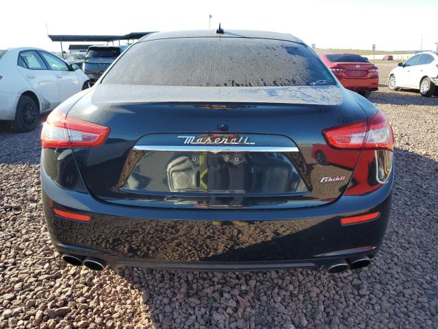 ZAM57XSA7F1161458 - 2015 MASERATI GHIBLI BLACK photo 6