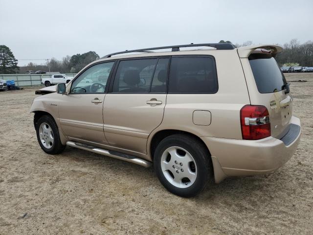 JTEDP21A840032115 - 2004 TOYOTA HIGHLANDER BASE ذهبي صورة 2