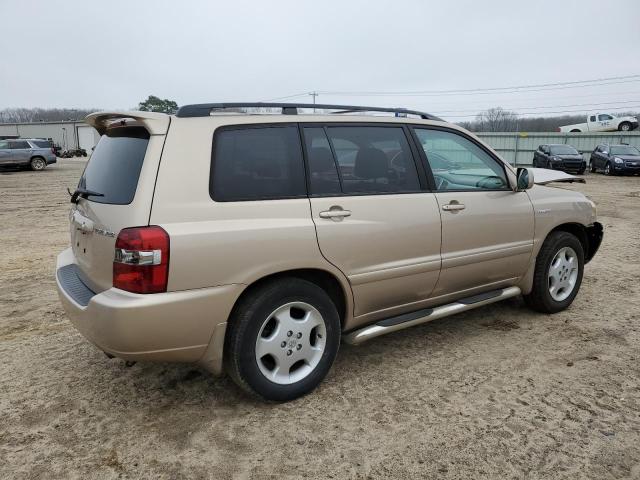 JTEDP21A840032115 - 2004 TOYOTA HIGHLANDER BASE ذهبي صورة 3