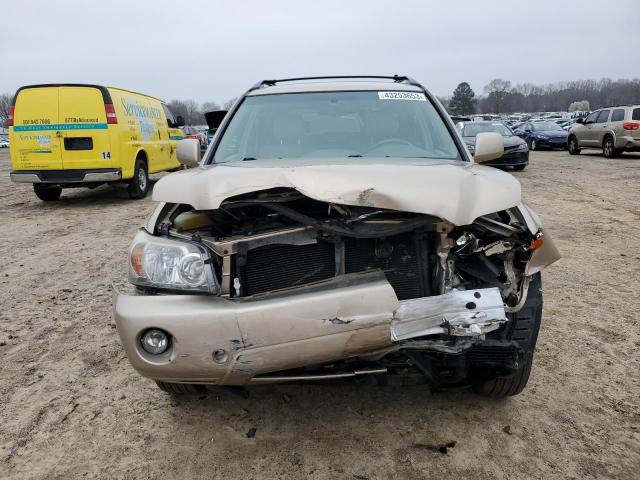 JTEDP21A840032115 - 2004 TOYOTA HIGHLANDER BASE ذهبي صورة 5