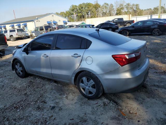 KNADM4A34G6638228 - 2016 KIA RIO LX SILVER photo 2