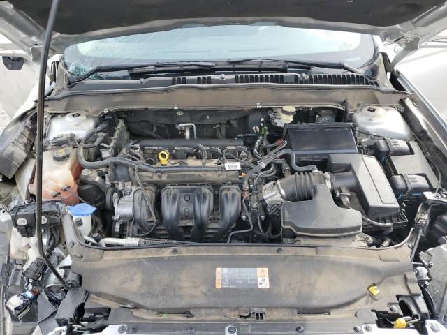 3FA6P0H76GR375625 - 2016 FORD FUSION SE SILVER photo 11