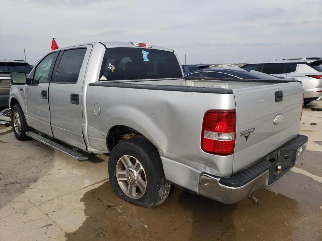 1FTRW12W86FA91649 - 2006 FORD F150 SUPERCREW SILVER photo 2