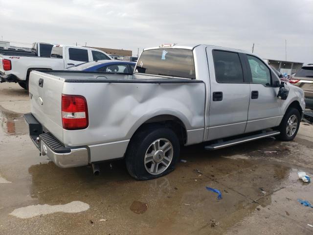 1FTRW12W86FA91649 - 2006 FORD F150 SUPERCREW SILVER photo 3