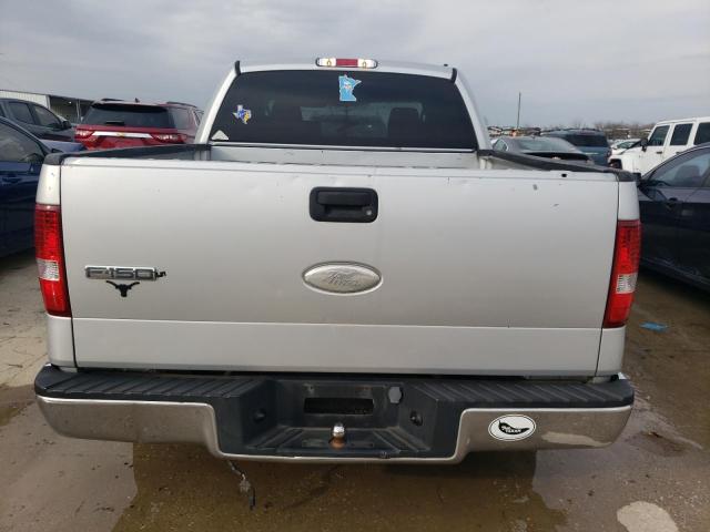 1FTRW12W86FA91649 - 2006 FORD F150 SUPERCREW SILVER photo 6