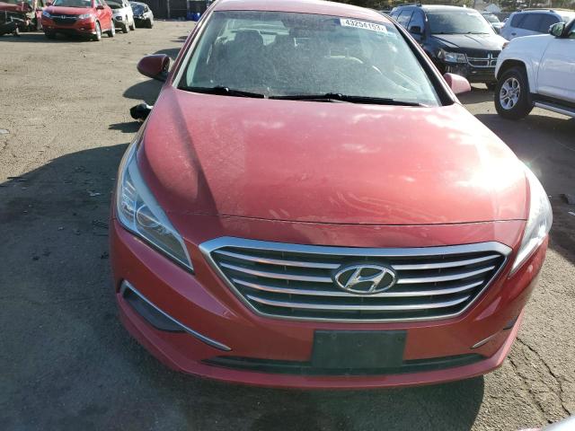 5NPE24AF5HH576305 - 2017 HYUNDAI SONATA 4D SE RED photo 5