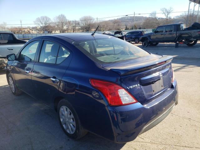 3N1CN7AP7KL854849 - 2019 NISSAN VERSA S BLUE photo 2