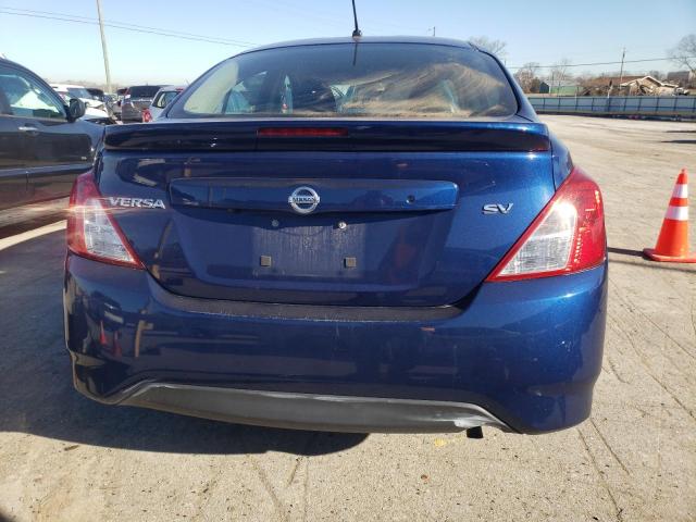 3N1CN7AP7KL854849 - 2019 NISSAN VERSA S BLUE photo 6