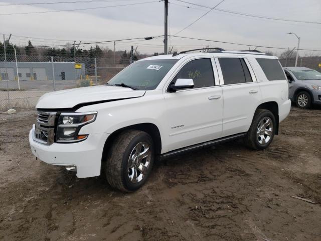 1GNSKCKCXFR237182 - 2015 CHEVROLET TAHOE K1500 LTZ WHITE photo 1