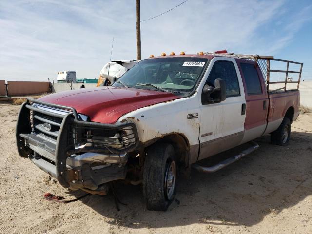 1FTSW31P93ED72531 - 2003 FORD F350 SRW SUPER DUTY RED photo 1